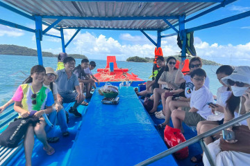 Hà Tiên - Hải Tặc - Câu cá lặn ngắm san hô - Thưởng thức hải sản tươi sống trên tàu