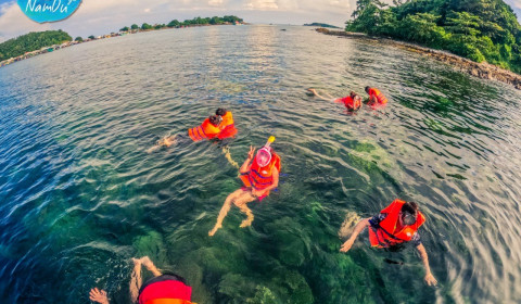 Tour Nam Du 3N2Đ - Checkin Maldives Việt Nam - Hai Bờ Đập - Hòn Mấu, Hòn Dầu, Bãi Cây Mến