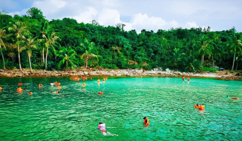 Tour du lịch Nam Du 2n1đ - Câu cá, lặn ngắm san hô, bắt Nhum, chèo Sup, check-in bè Nam Du