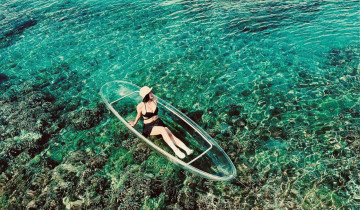 FreeDiving Nam Du - Tour lặn ngắm san hô, chèo và chụp hình SUP, Kayak trong suốt - Checkin Bè Nam Du